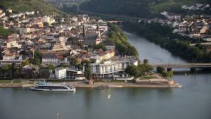 Bingen is a port at the confluence of the rhine and nahe rivers, near the whirlpool known as binger. Bingen Am Rhein
