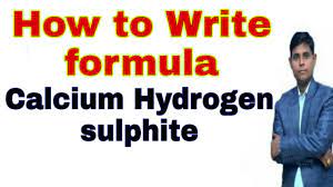 Molecular Formula Of Calcium Hydrogen Sulphite Chemical Of Calcium Hydrogen Sulphite Youtube