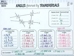 Parallel Lines Inb Pages Printable Math Worksheets Math Math Worksheets