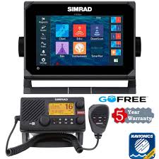 Simrad Go7 Hdi With Charts And 5 Years Warranty And Vhf