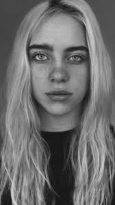 Black And White Billie Eilish Picture Billie Eilish In 2020 Billie Eilish Billie Portrait