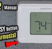 HONEYWELL Home T2 Guide | Basic Manual Digital Thermostat | So SIMPLE &  EASY to use!