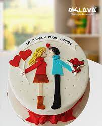 sevgiliye pasta sevgililer pasta temali pastalar