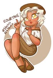 Courtnie The Coconut Girl Drawings Art Character Drawing