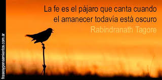 Resultado de imagen de frase de rabindranath tagore