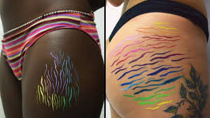 This 21 Year Old Artist Is Celebrating The Beauty Of Stretch Marks By Painting Them Art Inspired Tattoos Stretch Marks Modern Art Tattoos
