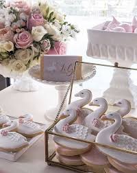 Pink Swan Baby Shower Dessert Table Swan Baby Shower Baby Shower Dessert Table Baby Shower Princess