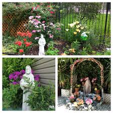 Pin By Ludy On Praying Corners In Catholic Gardens Or Homes Marian Garden Prayer Garden Beautiful Flowers Garden
