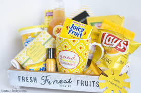 Today we are sharing another easy gift basket idea that we created for diy network! Diy Gift Basket Ideas The Idea Room