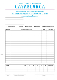 Angebot fliesenleger beispiel / beispiel angebot : Arbeitsbericht Muster Fur Fliesenleger Rausch Druck