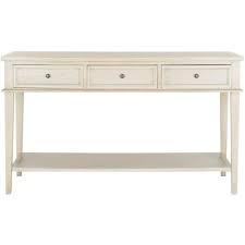 Manelin White Washed Storage Console Table Console Table Furniture Modern Console Tables