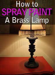 Make an offer on a great item today! Lamp Makeover How To Spray Paint A Brass Lamp Brass Lamp Lamp Makeover Lamp