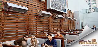 Bali outdoors propane patio heater, stainless steel standing, 36,000 btus portable commercial outdoor gas patio heater with glass tube for deck, garden and porch. Commercial Heaters Portable Wall Mount Indoor Outdoor