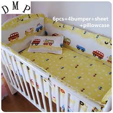 Kids' & toddler beds : 6pcs Car Baby Cot Bedding Set Summer Breathable Baby Bed Children Bed Bedding Protetor De Berco 4bumpers Sheet Pillow Cover Set Fire Cot Quilt Setset Up Electric Guitar Aliexpress