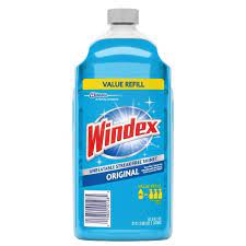 Take a look at the windex products faqs in the resources section. Windex Original Glass Cleaner Refill 67 6oz Target