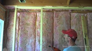 For 1/2″ rock or 24″ o.c. Framing A Basement Wall Youtube