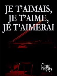 C l'amour, comme s'il en pleuvait, emadd9 em nu sur les galets. Je T Aimais Je T Aime Je T Aimerai Pvg Archambault