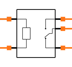 The other side has three low voltage pins (ground, vcc, and signal) which connect to the arduino. Srd 05vdc Sl C Footprint Symbol By Songle Relay Snapeda