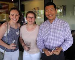 Rotary Club of Sandy Springs Enjoys Meeting Anna Boggiss at the After-Hours  at Brooklyn Cafe
