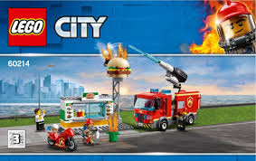City Burger Bar Fire Rescue Lego 60214 Lego City Fire Lego Lego City Sets