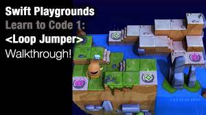 Swift Playgrounds Loop Jumper Learn To Code 1 Youtube