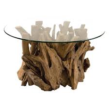 Home décor & so much more · a zillion things home Driftwood Glass Top Coffee Table Scenario Home