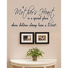 She is so beautiful.her beauty is mother always takes care that his/her child makes them proud and for that she wakes up till midnights burning the lamps just to make sure her child gets all. Amazon Com A Mother Holds Her Children S Hands For A While But Their Hearts Forever Vinyl Wall Quotes Inspirational Love Quotes Wall Decal Home Kitchen