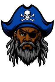I put together a whole custom set of Proviso East-inspired pirate logos —  melanated, animated, and electric ⚡️🔥 Here's a few I'm giving away FREE  for the alumni cookout fam! If you