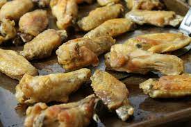 Transfer rack and cookie sheet to oven and cook for 30 minutes. Crispy Baked Chicken Wings Earth Food And Fire