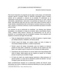 Por si no pudiste acudir a la última reunión del patriarcado, hacemos uso de las rrss para mantenerte informado. Calameo Ensayo Es Colombia Un Estado Patriarcal