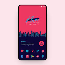 Theme Chiki X Grinst Androidthemes Android Design Homescreen Layout Homescreen