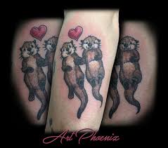 Discover (and save!) your own pins on pinterest Two Cute Otters Holding Hands Tattoo Weasyl