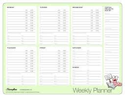 Middle School Agenda Template Weekly Planner Printable Homework ...