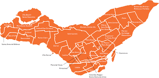 Arrondissements Et Principaux Quartiers De Montreal