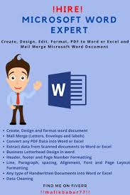 Malikbabar77 I Will Do Word Document Formatting Document Editing Document Design And Mail Merge For 10 On Fiverr Com In 2021 Microsoft Word Document Microsoft Word Mail Merge