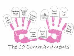 Looking For An Easy Way To Teach The 10 Commandments Purchase The Golden Thread Of Truth S 10 Commandments Craft Ten Commandments Craft Sunday School Lessons