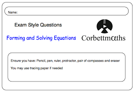 To solve an equation using iteration, start with an initial value and substitute this into the iteration formula to obtain a new value, then use the new value. Corbettmaths On Twitter Forming And Solving Equations Video Http T Co Hy4jfvmvoy And Practice Questions Https T Co 8f9lpbpuou Http T Co Bq05honoce