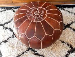Ikea Ottoman Moroccan Leather Pouf Leather Pouf Moroccan Pouf