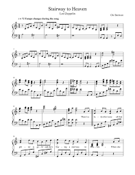 Print And Download In Pdf Or Midi Stairway To Heaven Ole Berntsen Free Sheet Music For Piano Made Cello Sheet Music Beginner Piano Music Violin Sheet Music