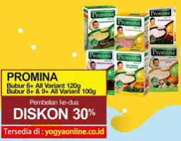 There are 85 calories in 1 sachet (20 g) of promina bubur bayi pisang susu. Promo Harga Promina Bubur Bayi Terbaru Minggu Ini Katalog Yogya Hemat Id