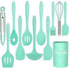 If you have any questions about your purchase or any other product for sale, our customer. Kitchen Utensil Set 12 Cooking Utensils Set Colorful Silicone Kitchen Utensils Nonstick Cookware With Spatula Set Kitchen Tools Kitchen Gadgets With Utensil Crock By Green 12 Pcs Walmart Canada
