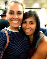 What are the oddsssssss?! 😍 @geenaelyssa & I worked weekends together for  the past two years at the station and her and her husband are now moving  back to the mainland. 😭