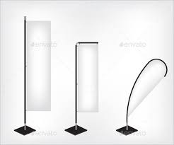 Display with metal grommets, stands or adhesives. 28 Flag Banner Templates Free Psd Word Designs