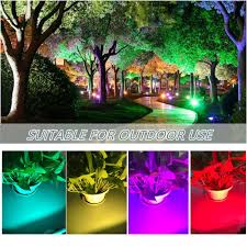10w Rgb Led Flood Lights Waterproof Outdoor Color Changing Led Security Light With Remote Control Dimmable Wall Washer Lights Led Bulbs Tubes Aliexpress