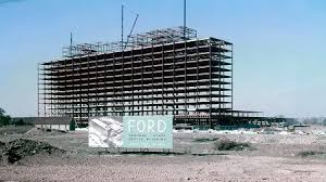 1955 Ford World Headquarters Construction Detroit History Dearborn Detroit Rock City