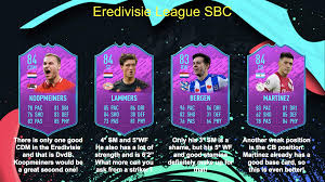 Все таблицы и статистика : My Eredivisie League Sbc Prediction Fifa