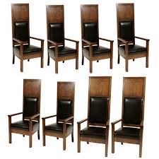 Masonic Lodge Oak Chairs