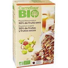 Cereales Bio Muesli Carrefour Bio Carrefour Bio Cereales Muesli Fruits Secs