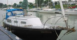 1976 Grampian 26 Vue Arriere Voilier Occasion Bateau Sport Nautique