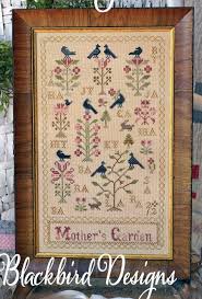 Mother S Garden By Blackbird Designs Cross Stitch Cards Cross Stitch Designs Cross Stitch Bird